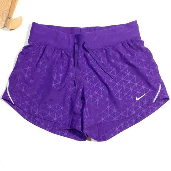 Nike Dri-Fit Shorts Swim Bottom Purple Runner XS